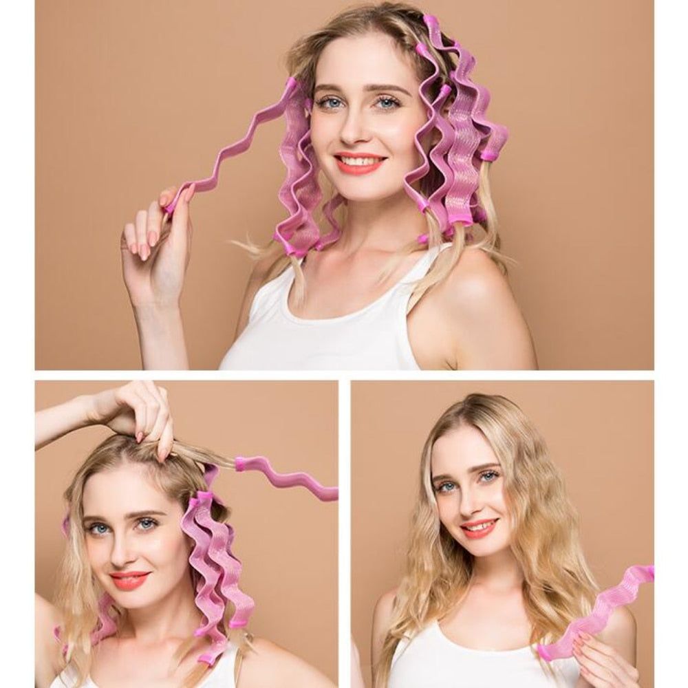 CurlRoll - DIY Magic Hair Curler Heatless Hair Rollers Curlers - darrenhills