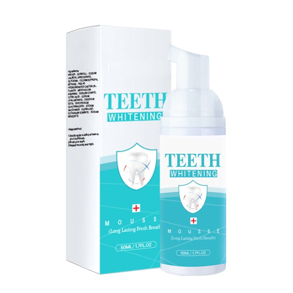 PearlGlow™ Teeth Cleansing and Whitening Foam - darrenhills