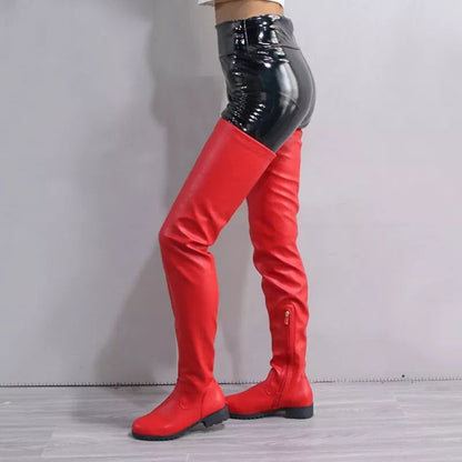 Surgical thigh-high stretch boots - darrenhills